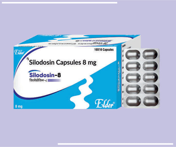 SILODOSIN 8 CAPS (10X10) Silodosin 8mg by Elder