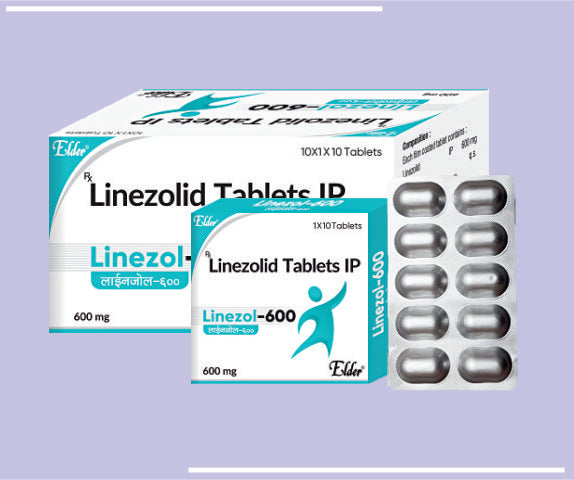 LINEZOL 600MG TABS (10X1X10) Linezolid 600 MG 
 by Elder