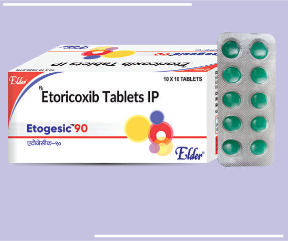 ETOGESIC 90MG TABS (10X10) Etoricoxib 90mg by Elder
