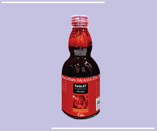 FERIC XT SYP (200ML) Ferrous Ascobate eq to Elemental Iron 100mg & Folic Acid 1.5mg by Elder