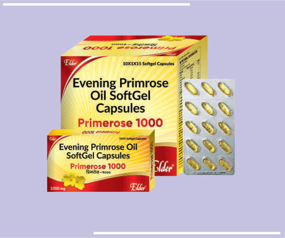 PRIMEROSE 1000 SOFTGELS (10X1X15) Evening Primrose Oil 1000mg SG by Elder