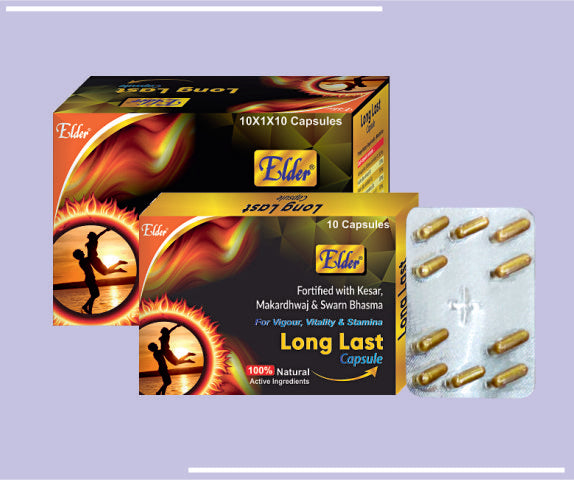 LONG LAST CAPS (10X1X10) Sex Stimulants by Elder