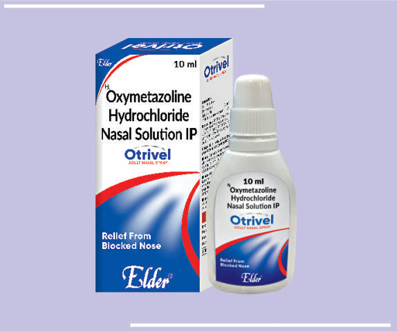 OTRIVEL NASAL SPRAY (25X10ML) Oxymetazoline 0.5mg Nasal Spray by Elder