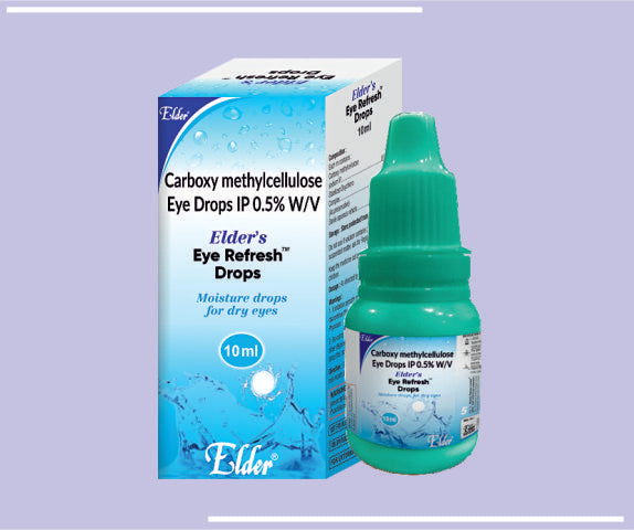 EYE REFRESH DROPS (25X10ML) Carboxy methylcellulose Eye Drops 1.00% by Elder
