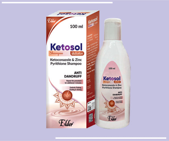 KETOSOL  SHAMPOO (10X100ML) Ketoconazole 2%, Zinc Pyrithione (ZPTO) 1% by Elder