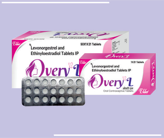 OVERY L TABS (50X21TABS) Levonorgestrel 0.15mg, Ethinyloestradiol 0.03mg by Elder