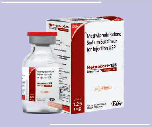 METNECORT 125 INJ (VIAL) Methyprednisolone Succinate 125mg by Elder