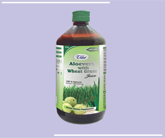 ALOE VERA, & WHEAT GRASS JUICE (500ML) ALoe Vera with Wheat Grass Juice by Elder
