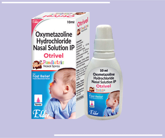 OTRIVEL PAED NASAL SPRAY (25X10ML) Oxymetazoline 0.25mg (Paed) Nasal Spray by Elder