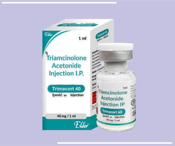 TRIMACORT 40 INJ (1ML) Triamcinolone Acetonide 40mg. by Elder