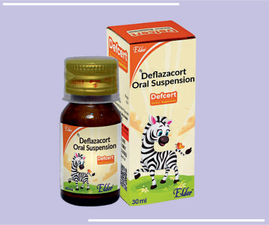 DEFCERT SYP (30ML) Deflazacort 6mg by Elder