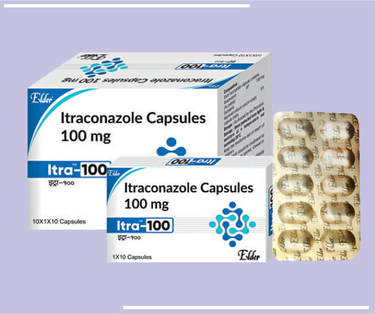 ITRA 100 CAPS (10X1X10) Itraconazole 100 MG
 by Elder