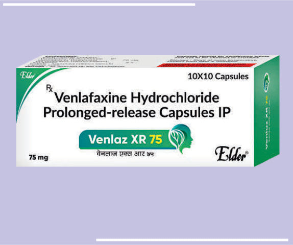 VENLAZ XR 75 CAPS (10X10) Venlafaxine Hcl Pr 75mg Cap. by Elder