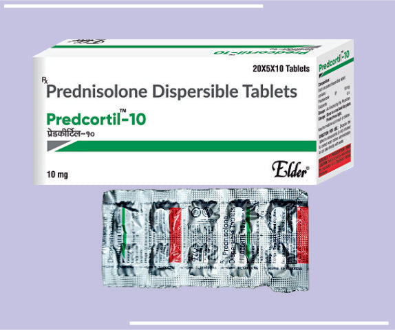 PREDCORTIL 10 TABS (20X5X10) Prednisolone 10 mg
 by Elder