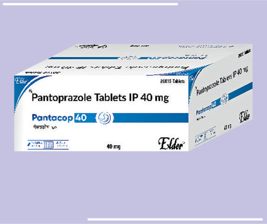 PANTACOP 40 TABS (20X15) Pantaprazole 40mg by Elder