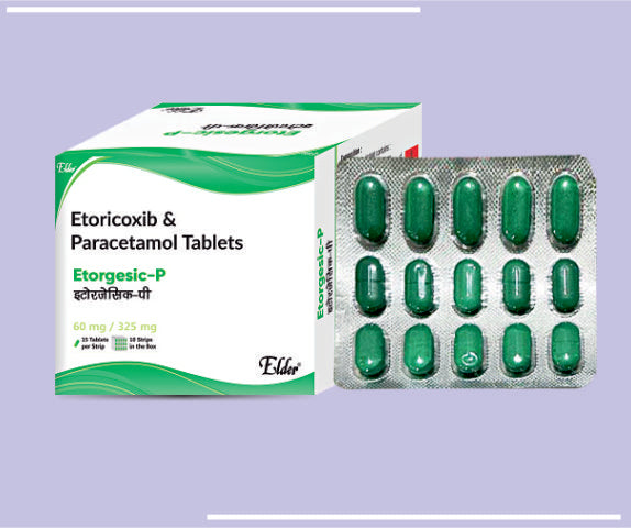 ETORGESIC P TABS (60/325 MG) (10X15) Etoricoxib 60mg, Paracetamol 325mg by Elder