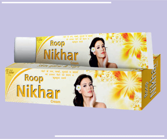 ROOP NIKHAR CREAM (12X30GM) Ayurvedic Fair ness Cream (Roop Mantra Type) by Elder