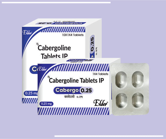 CABERGO 0.25 TABS (10X1X4) Cabergoline 0.25mg by Elder