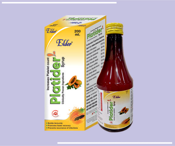 PLATIDER SUSPN (200ML) Carica Papaya Leaf Extract 1150mg by Elder