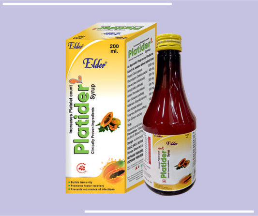 PLATIDER SUSPN (200ML) Carica Papaya Leaf Extract 1150mg by Elder