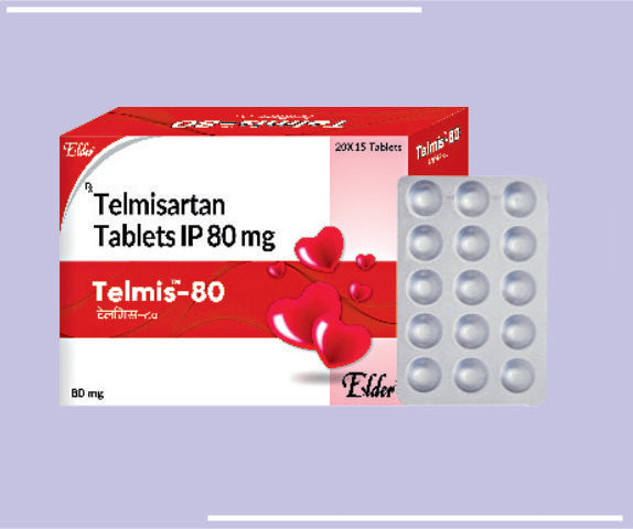 TELMIS 80MG  TABS (20X15) Telmisartan  IP 80mg by Elder