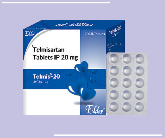 TELMIS 20 TABS (20X15) Telmesartan 20mg
 by Elder