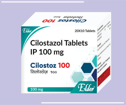 CILOSTOZ 100MG TABS (20X10) Cilostazol 100mg by Elder