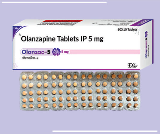OLANZAC 5 TABS (80X10) Olanzapin 5mg by Elder