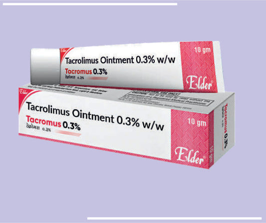 TACROMUS  0.03% OINT (10GM) Tacrolimus Oint 0.03%w/w by Elder