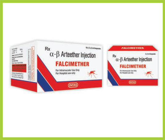 FALCIMETHER INJ 2 ML ( Each ml contains Alpha beta Arteether 75 mg IP Archies oil ) by Intas