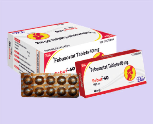 FEBUT 40 TABS  10'S 10'S ( Febuxostat 40 MG
 ) by Elder