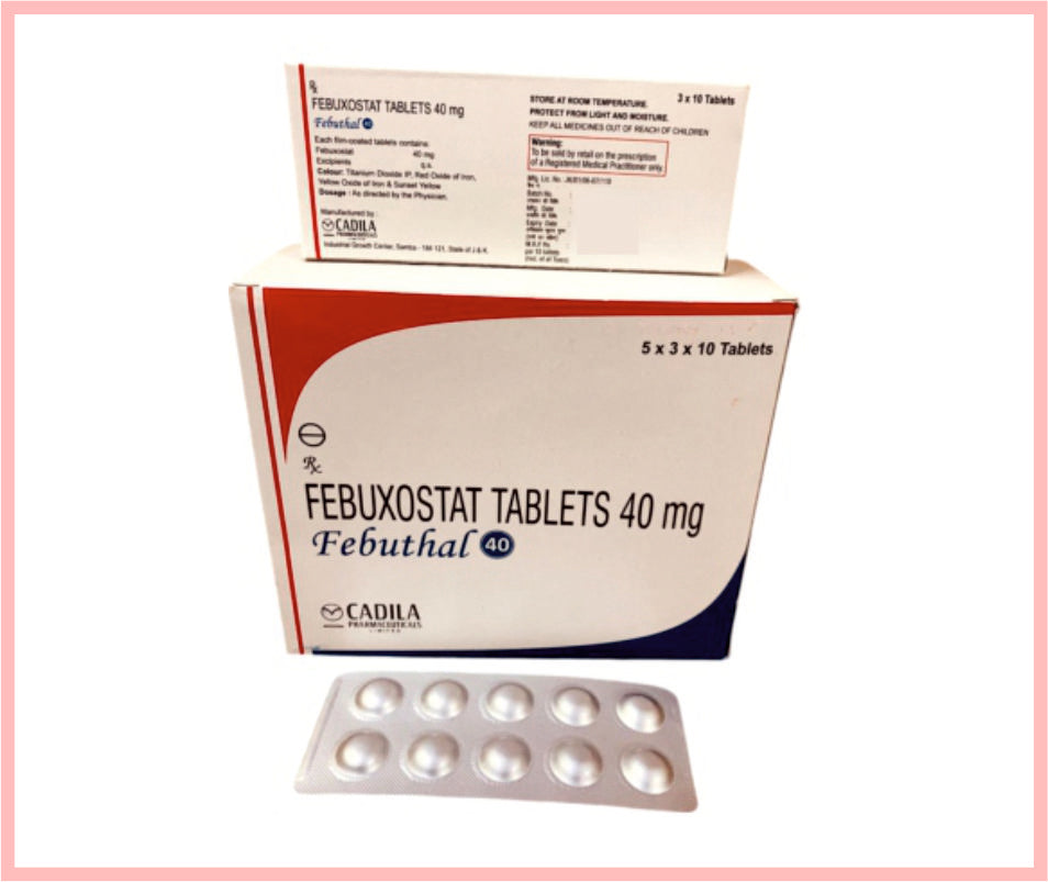Febuthal 40 10 T ( Febuxostat 40 Mg ) By Cadila