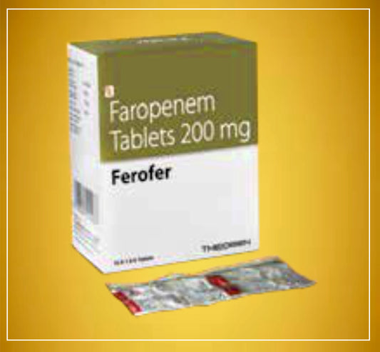 FEROFER-200 TABLET 6'S ( Faropenem (200Mg) ) By Theon