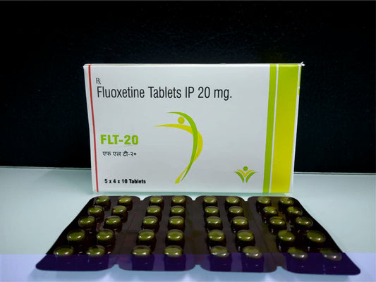 Fluoxetine Hcl 20* {Rate of 10 Tab} by Dellwich
