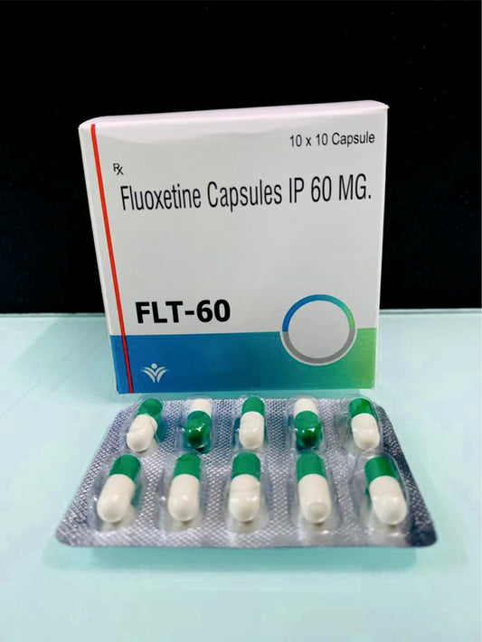 Fluoxetine Hcl 60 {Rate of 10 Cap} by Dellwich