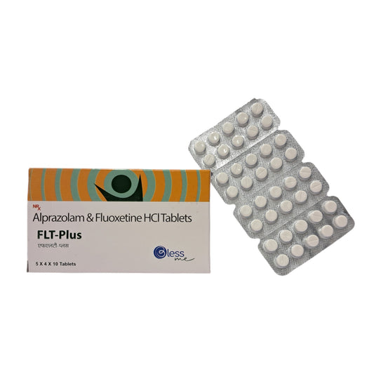 Fluoxetine 20, Alprazolam 0.25 {Rate of 10 Tab} by Dellwich