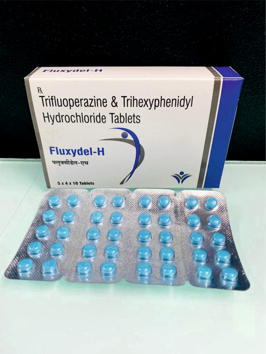 Trifluoperazine Hcl 2.5, Trihexyphenidyl 1 {Rate of 10 Tab} by Dellwich