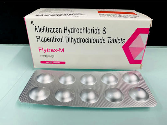Flupenthixol Di Hcl 0.5, Melitracen Hcl 10 {Rate of 10 Tab} by Dellwich