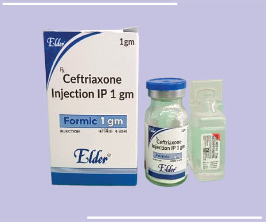 FORMIC 1GM (VIAL) Ceftriaxone 1gm by Elder