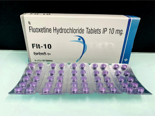 Fluoxetine Hcl 10* pack of 5x4x10 Tab by Dellwich