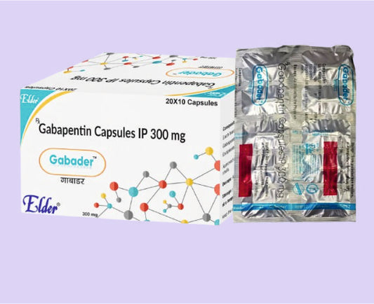 GABADER 300 CAPS 15'S 15'S ( Gabapentin 300 MG 
 ) by Elder