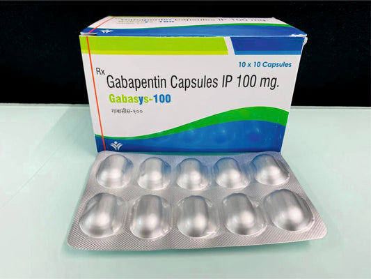 Gabapentin 100  {Rate of 10 Cap} by Dellwich