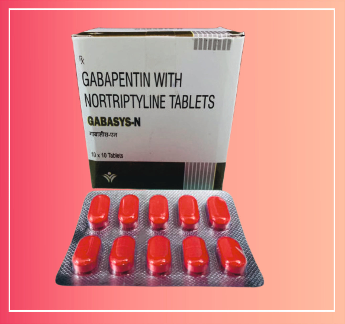 Gabapentin 400, Nortriptyline Hcl 10  {Rate of 10 Tab} by Dellwich