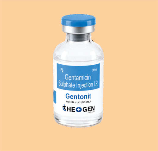 GENTONIT INJ (30 ML VIAL WITH STICKER LABEL) Each 2ml contains:-Gentamicin 40 mg by Theon