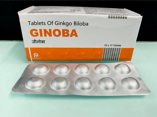 Ginkgo Biloba 40 {Rate of 10 Tab} by Dellwich