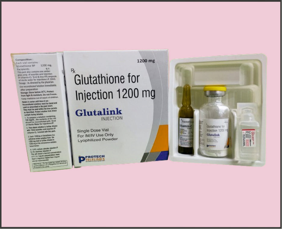 GLUTALINK 1200 VIAL ( Glutathione (1200Mg) ) by Protech