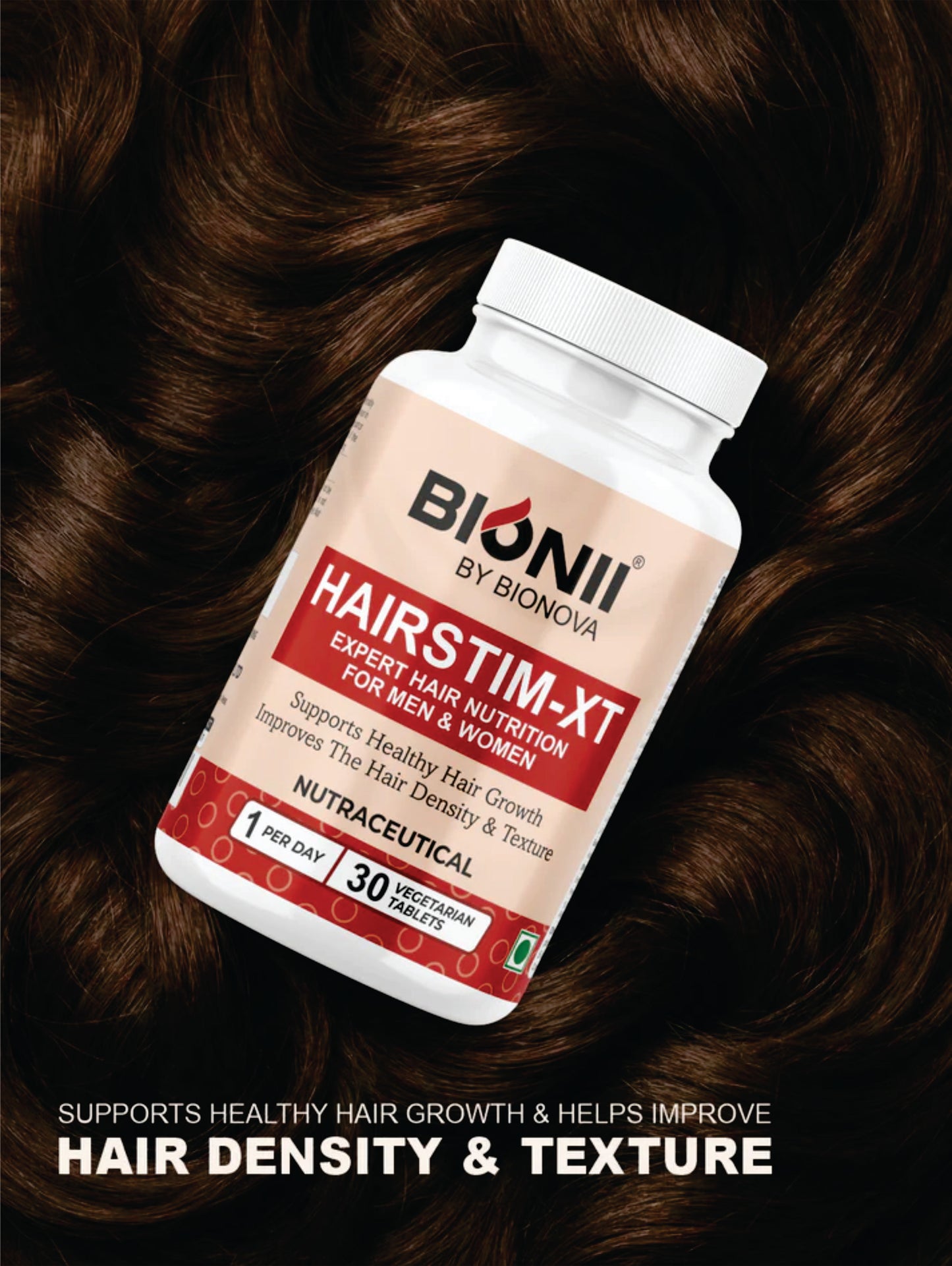 HAIRSTIM XT TABLETS 30's (Amino Acid, Vitamins, Minerals, & Natural Extracts) by Bionova