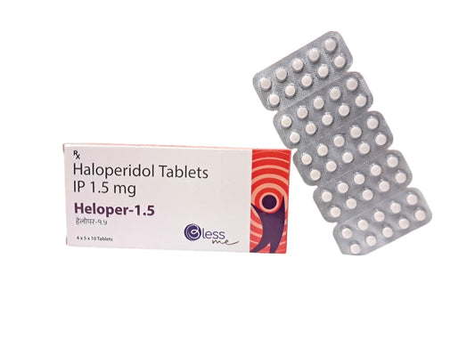 Haloperidol 1.5 {Rate of 10 Tab} by Dellwich