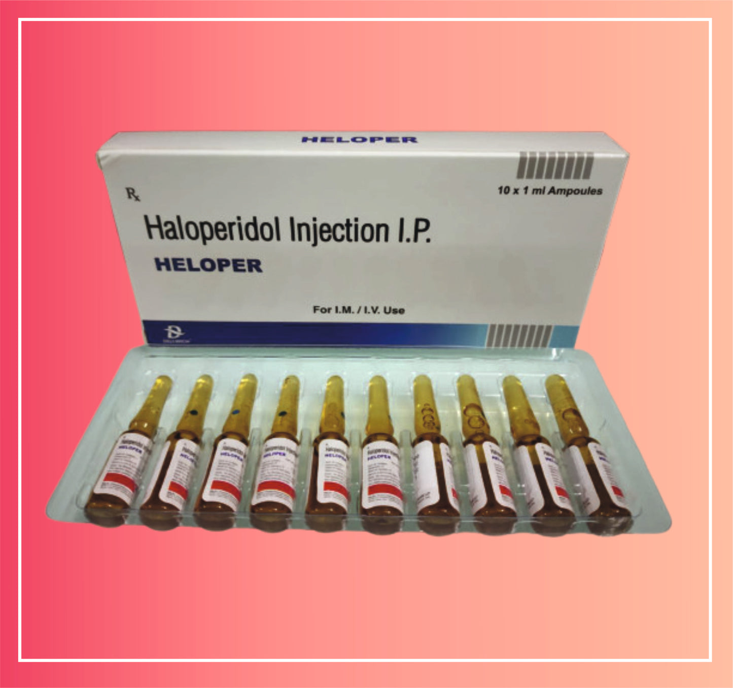 Haloperidol 5Mg / 1Ml {Rate of 1 ml Inj} by Dellwich