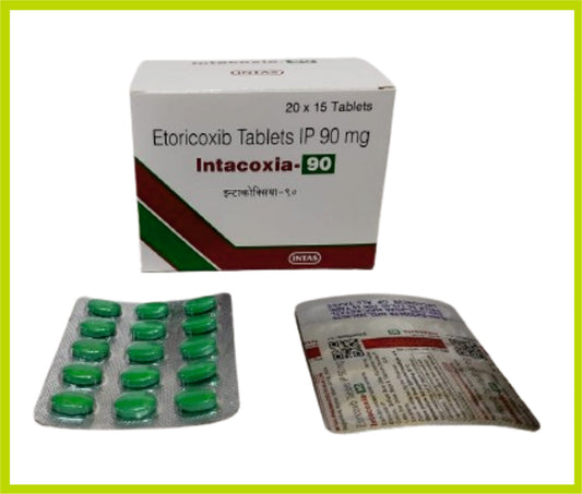 INTACOXIA 90 15 TAB (Etoricoxib 90 mg) by Intas